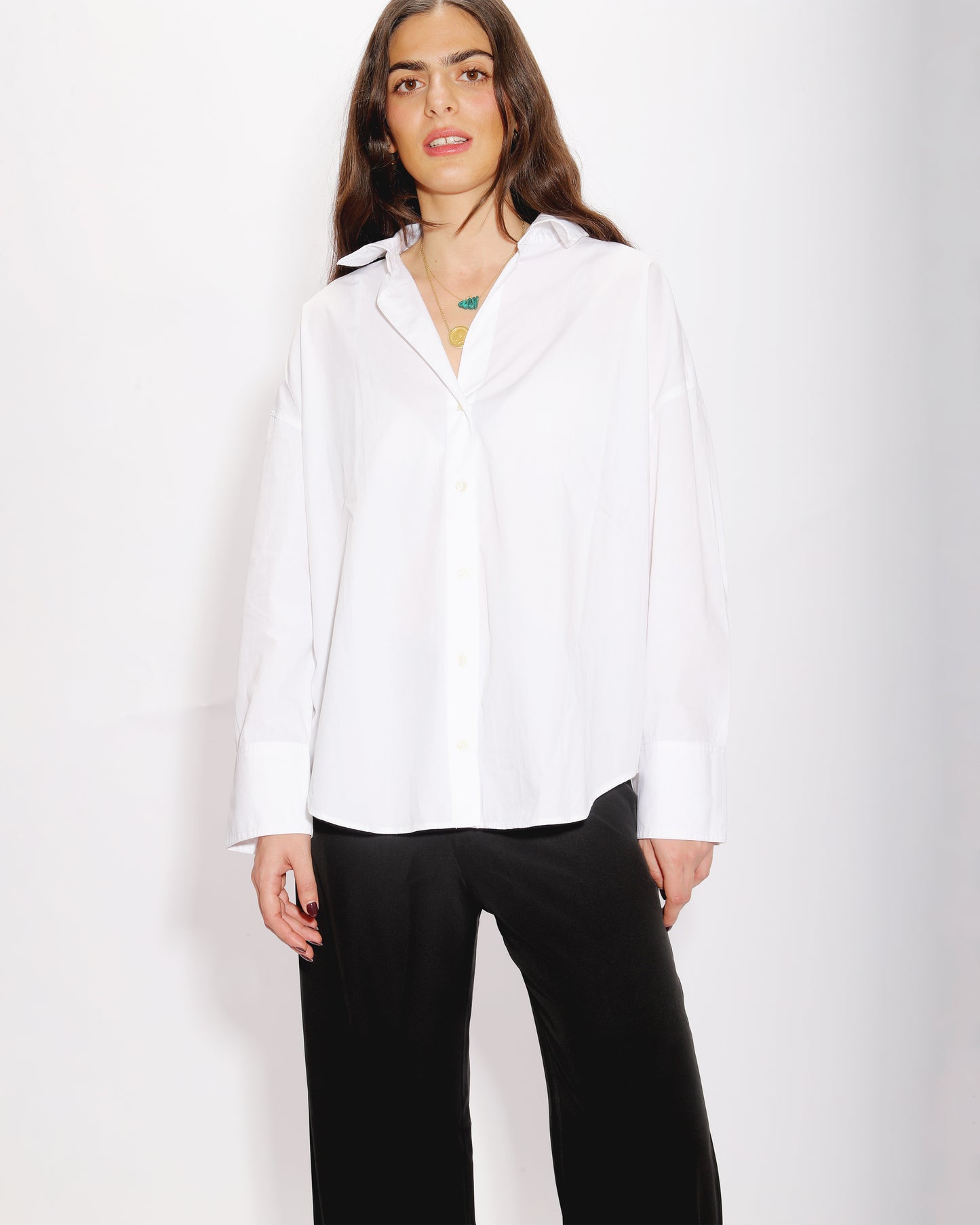 OVERSIZED WHITE CHEMISE