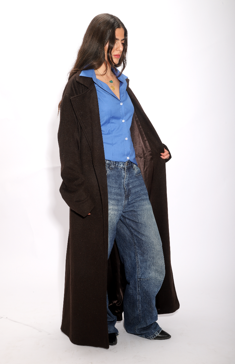 THE CHOCOLATE WOOL COAT