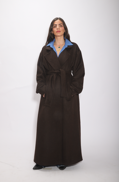 THE CHOCOLATE WOOL COAT